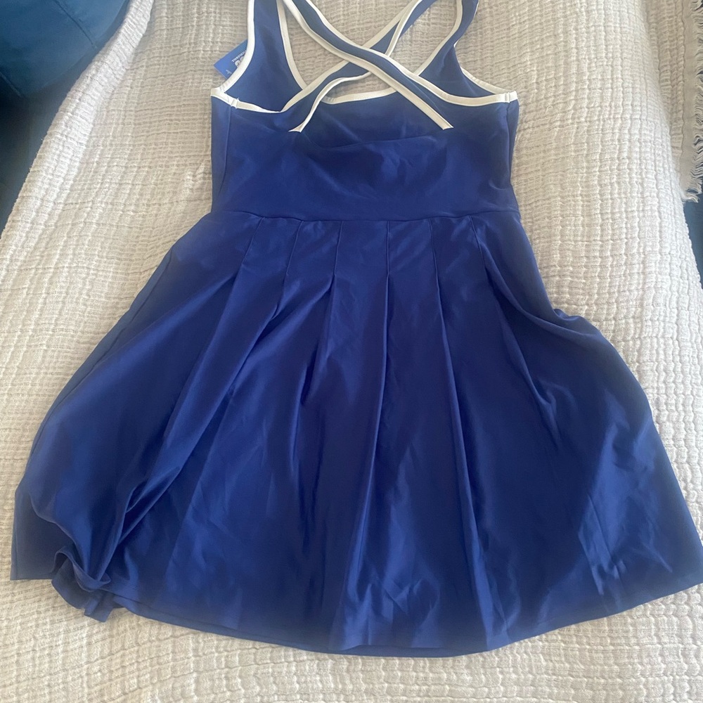 Prince/Pickleball Blue Scoop Neck Sundress - Picture 5 of 6